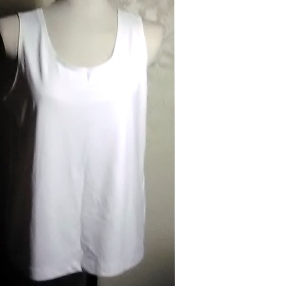 Chico's  New White Sleeveless Top Size 3(16-18) - Picture 5 of 5